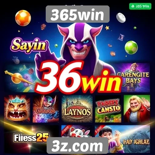 Variedade de jogos disponíveis no 365win